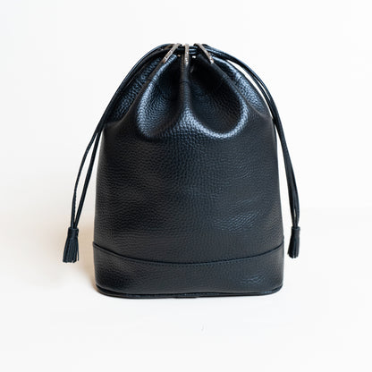 HERITAGE DRAWSTRING BAG BLACK