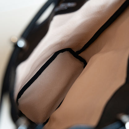 HERITAGE DRAWSTRING BAG BLACK