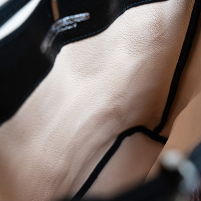 HERITAGE DRAWSTRING BAG BLACK