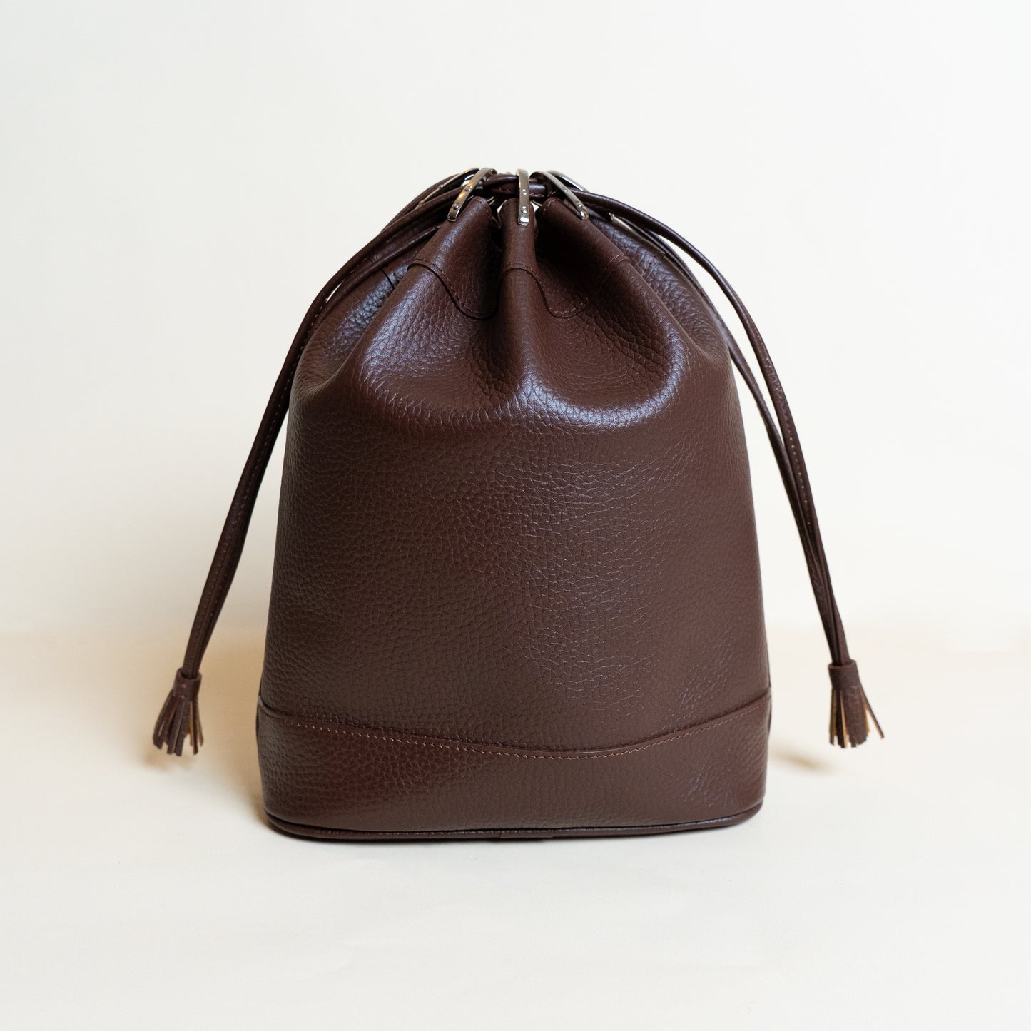 HERITAGE DRAWSTRING BAG BROWN