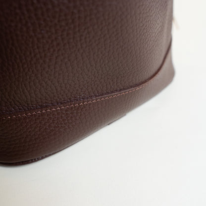 HERITAGE DRAWSTRING BAG BROWN