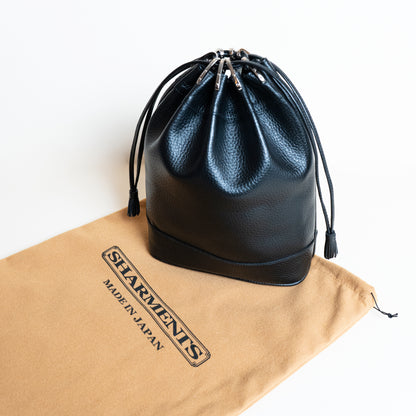 HERITAGE DRAWSTRING BAG BLACK