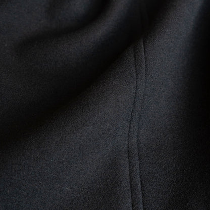 <Made To Order＞ SIGNATURE SACK JACKET "MELTON WOOL & CASHMERE" NAVY