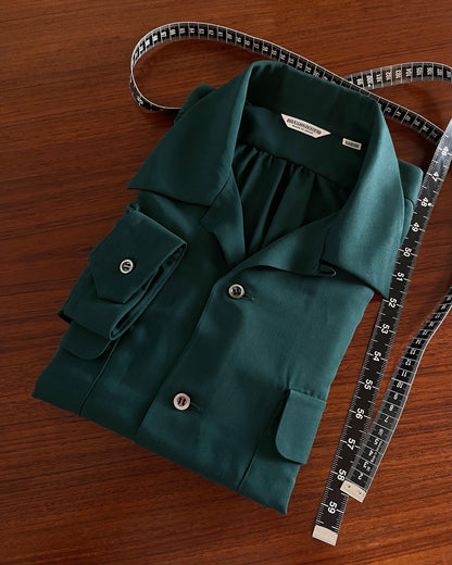 <Made To Measure>  OPEN COLLAR SHIRT