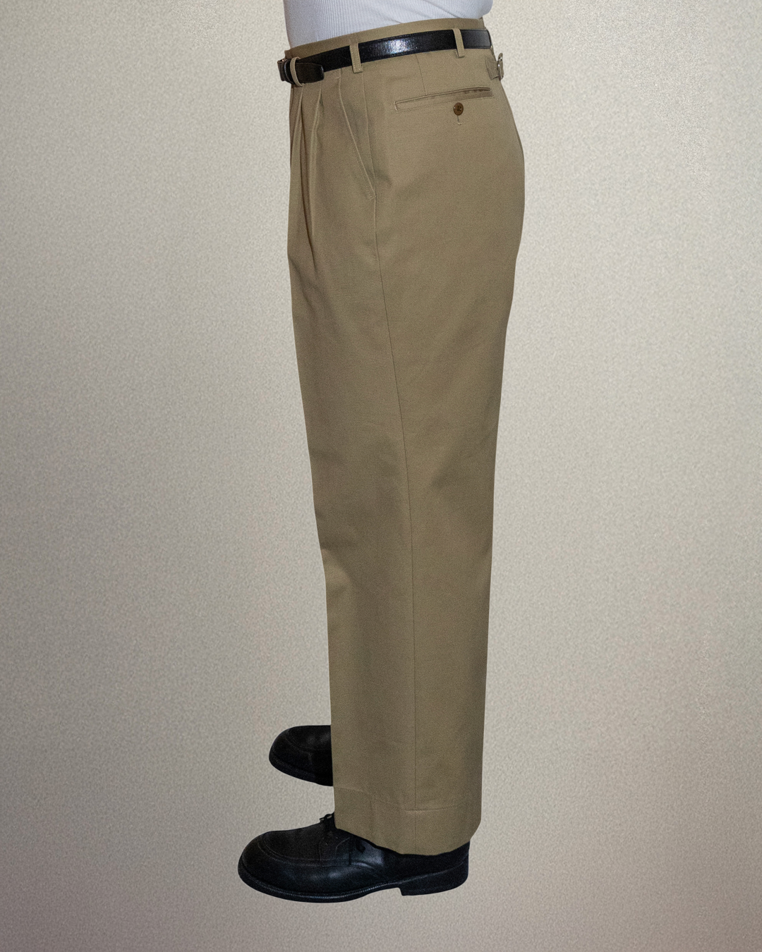 <Made To Order＞ IVY STYLED CHINO TROUSERS KHAKI  ART-T23