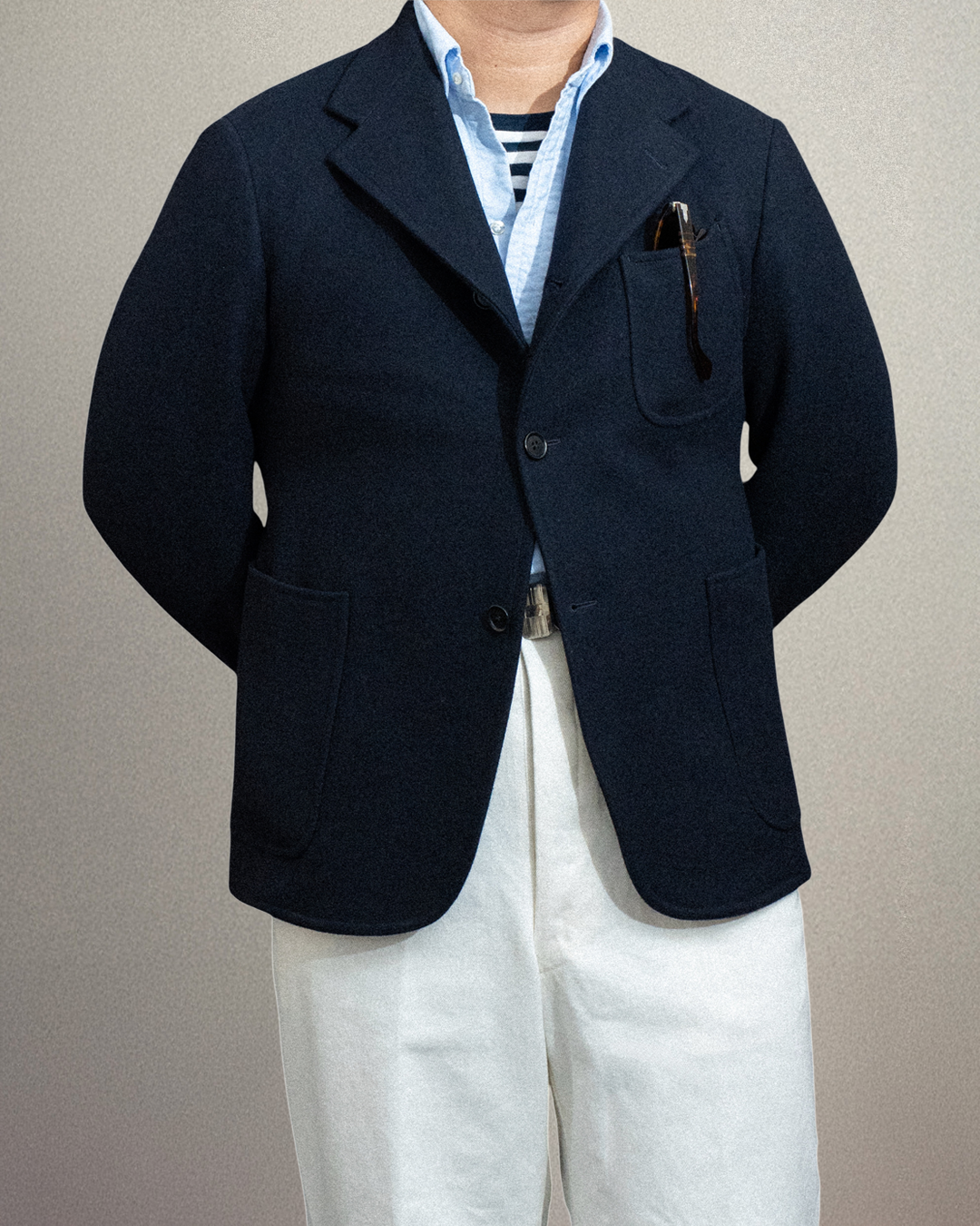 <Made To Measure＞ SIGNATURE SACK JACKET "THREE PATCH POCKET"