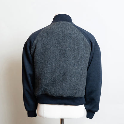 <Made To Order＞ATHLETIC JACKET " TWO TONE - TWEED & KNIT"